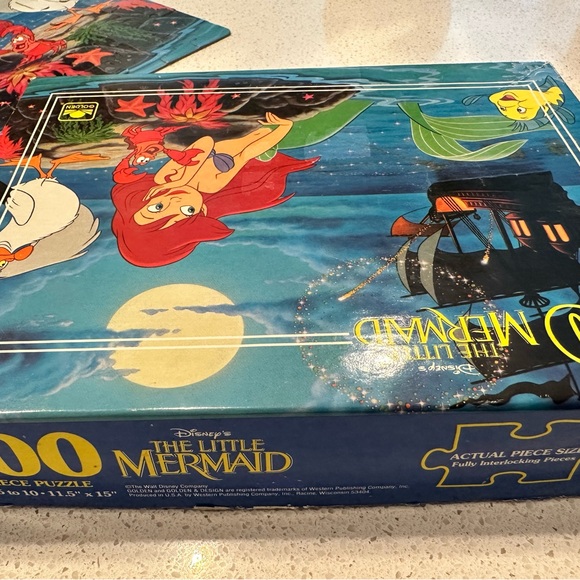 Little Mermaid 1990 Vintage 100 Piece Puzzle - Picture 9 of 9